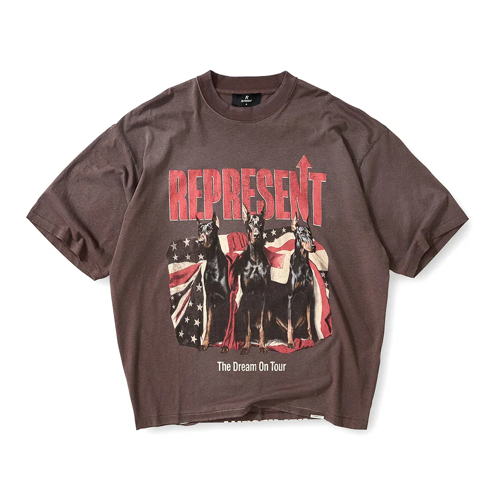 Image of Represent Dream On Tour SS Tee - Nero
