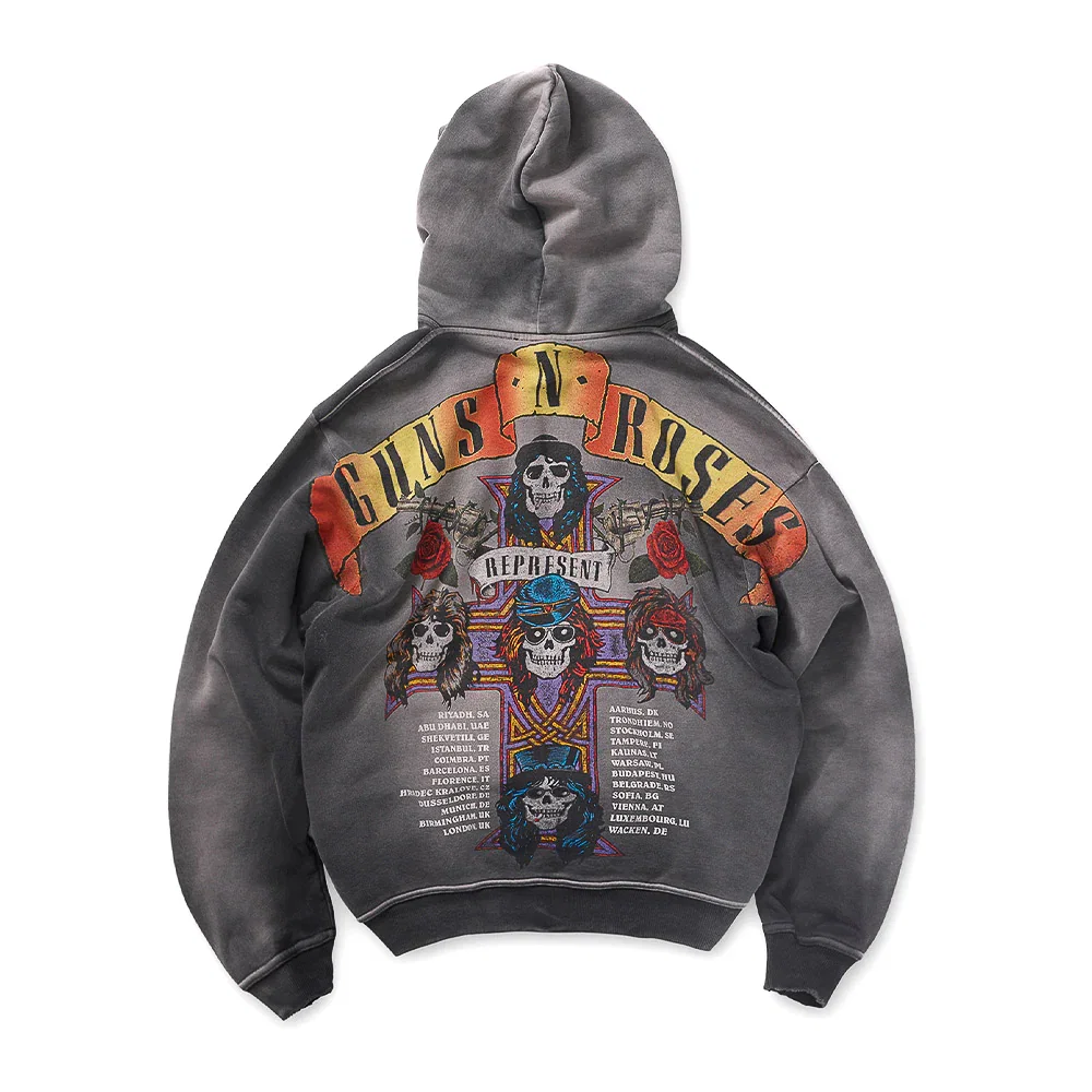 Image of Guns N Roses X Represent Tour Pullover Hoodie