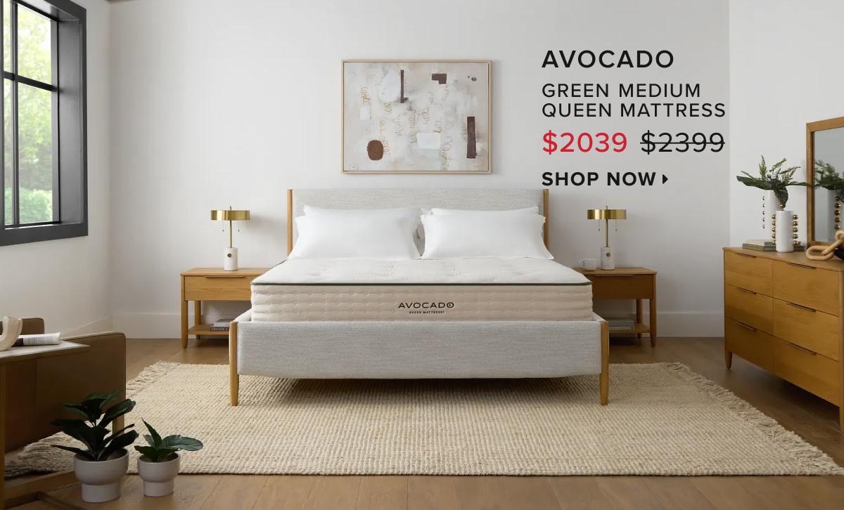 Avocado Green Medium Queen Mattress At $2039 Was $2399