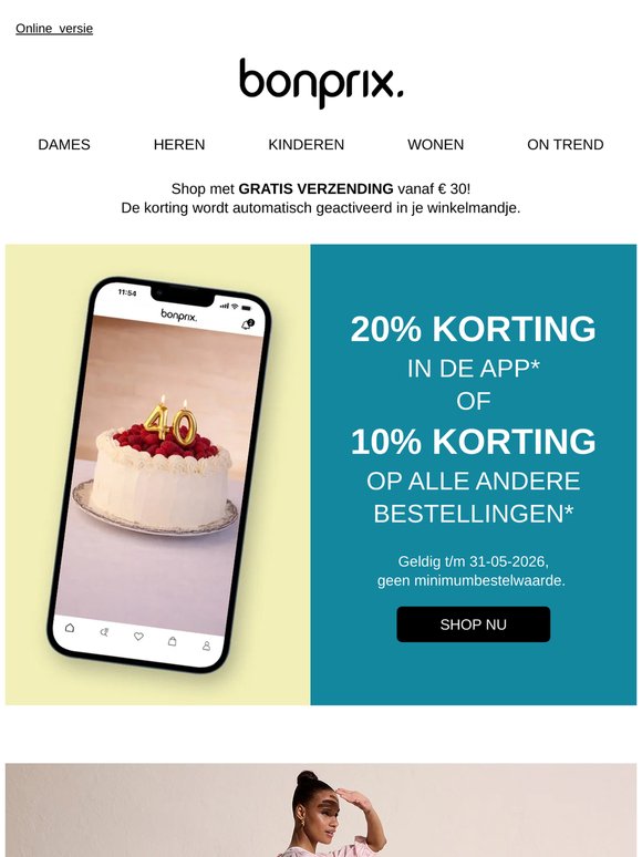Laatste kans: tot wel 20% korting