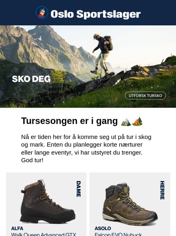 Tursesongen er i gang-vi har utstyret! ⛰️👖🩳🥾🏕️