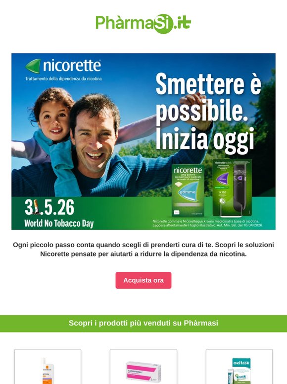 💪Nicorette ti aiuta a dire stop al fumo