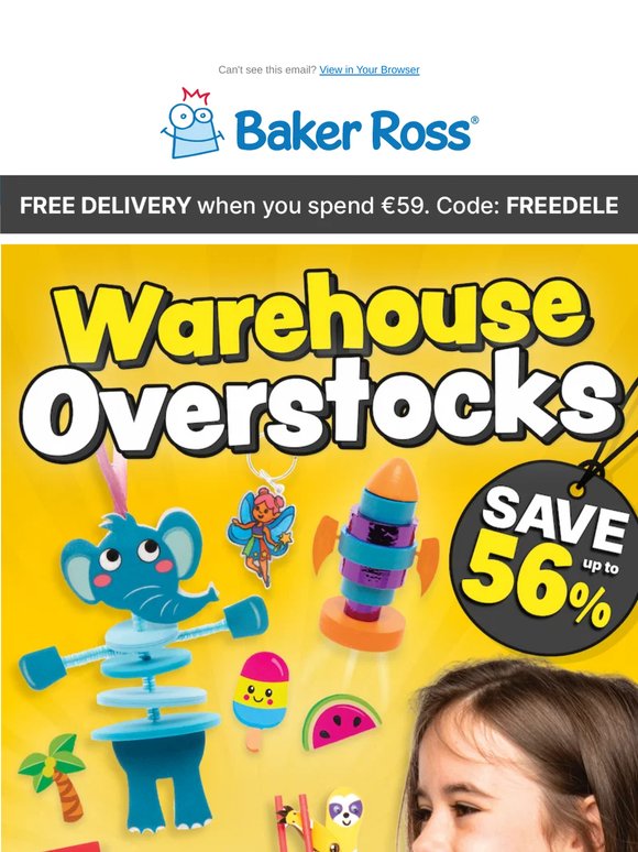 Warehouse Overstocks! GO!