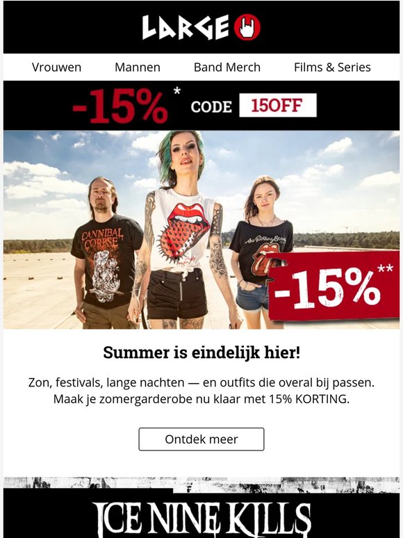 Nieuwe outfits, nieuwe energie: nu met 15% KORTING!
