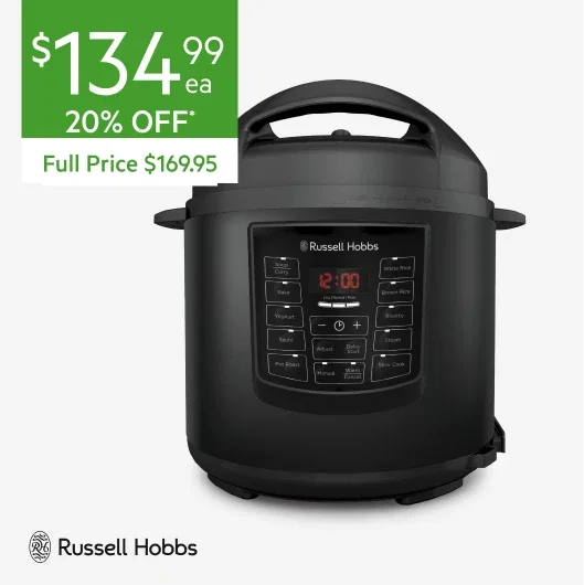 RUSSELL HOBBS Matte Black 11-in-1 Digital Multi Cooker