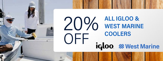 20% OFF All Igloo & West Marine Coolers - Shop Now