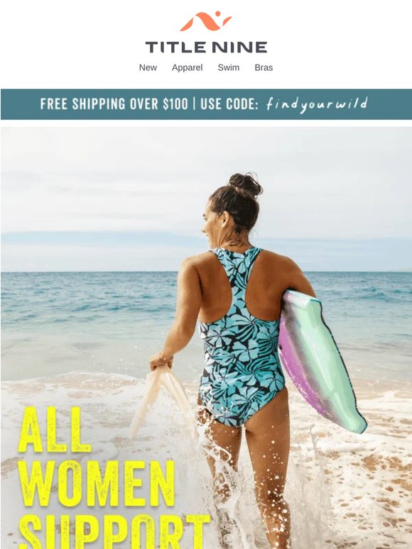 New swim prints, support included 💪