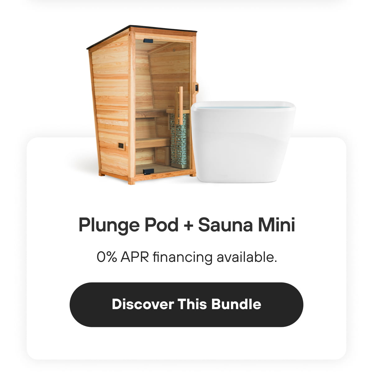 Plunge Pod + Sauna Mini | Discover This Bundle
