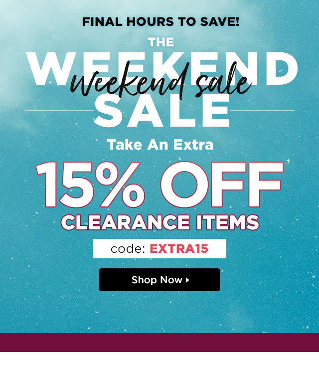 Shop Clearance Now
