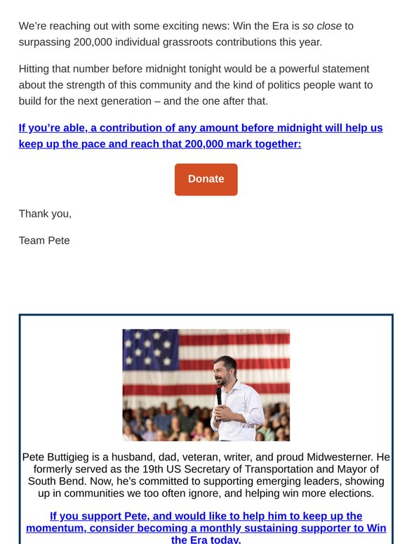 This email is three sentences