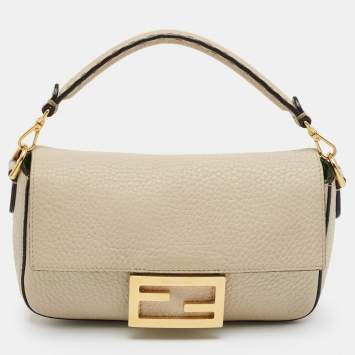 Baguette Mini Light Beige Leat