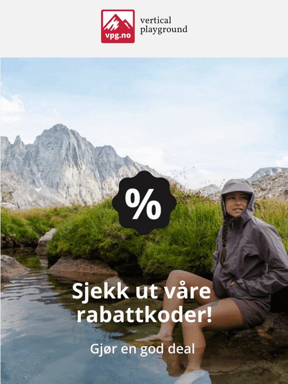 Aktive rabattkoder du ikke vil gå glipp av 👀