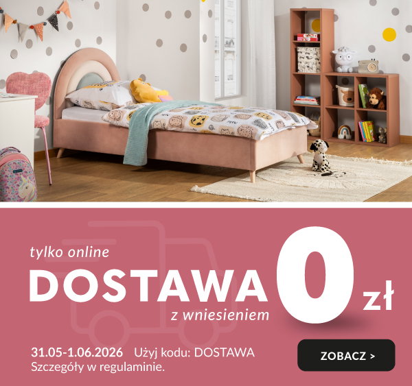 Tylko online dostawa 0 zł od 31.05 do 1.06
