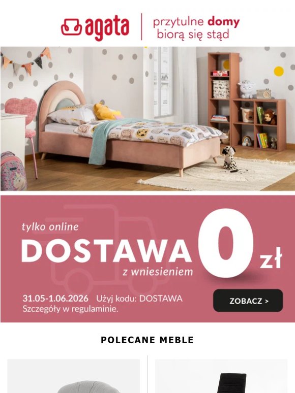 Pst! Dostawa w sklepie online 31.05-1.06 za darmo 🚚