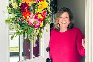 A peek inside her cottage as she decorates for spring, from the tablescape to the smallest details