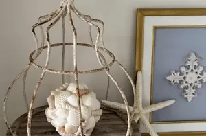How to make your mantel and shelves feel like a beach house for summer