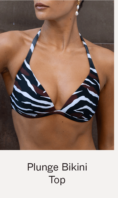Plunge Bikini Top