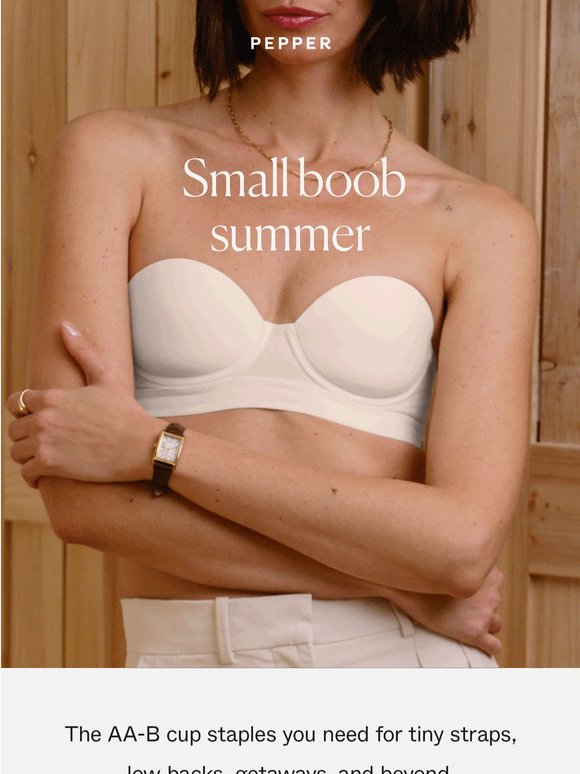 Summer dressing for small boobs