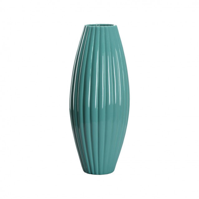 Aubrey Teal Vase