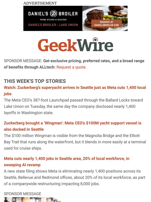 GeekWire's Most-Read Stories of the Week