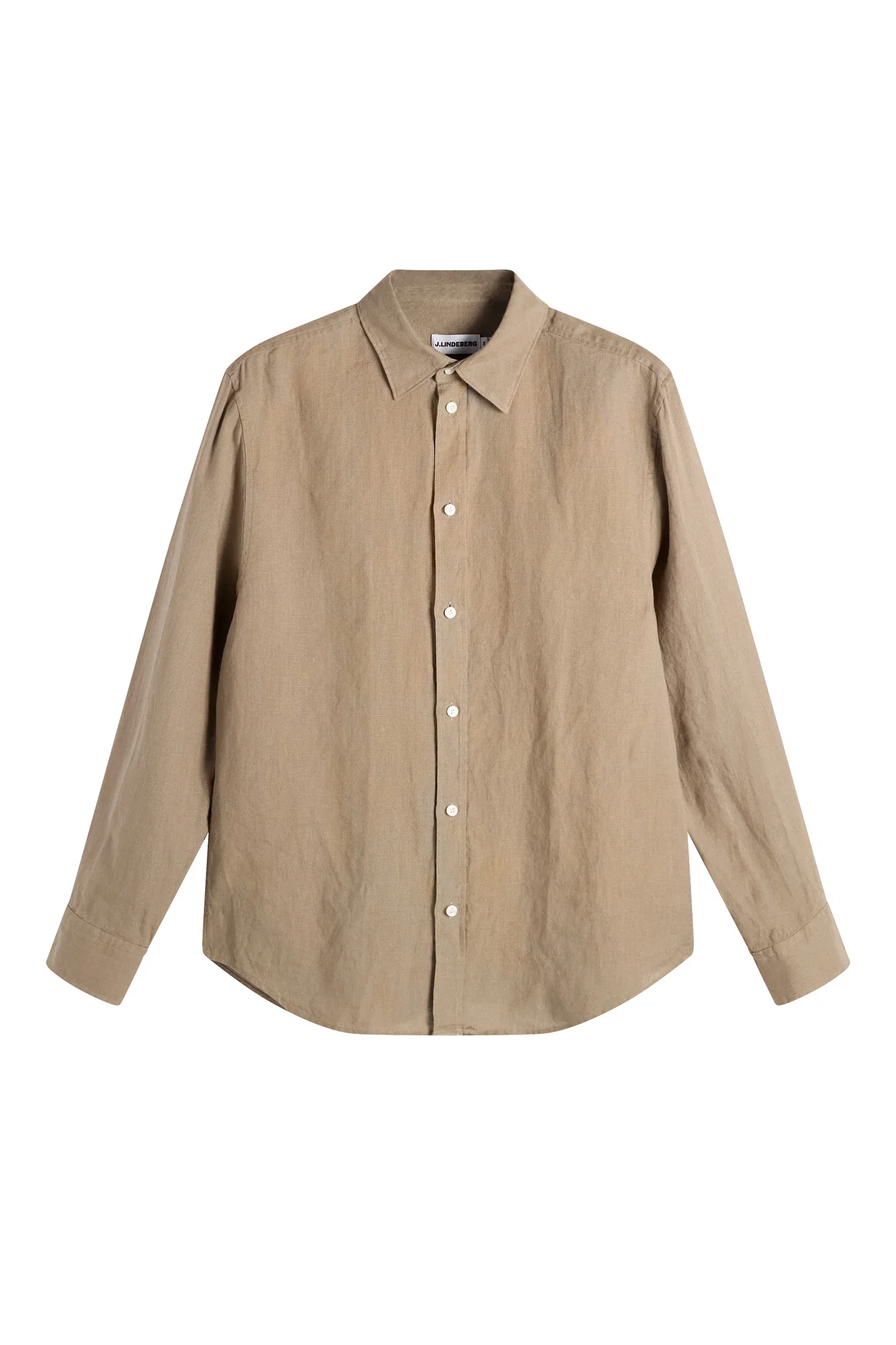 Image of Zachary Clean Linen Shirt / Brindle