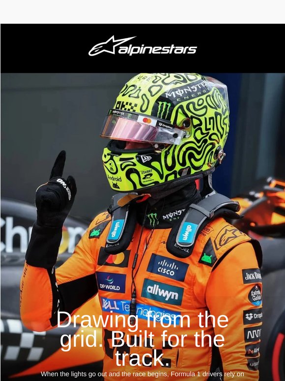 Inspired by the F1 Grid. Engineered for You