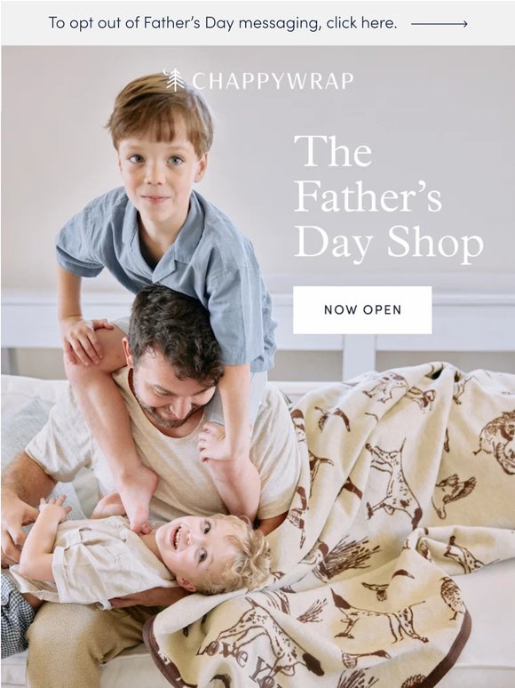 Now Open: The Father’s Day Shop