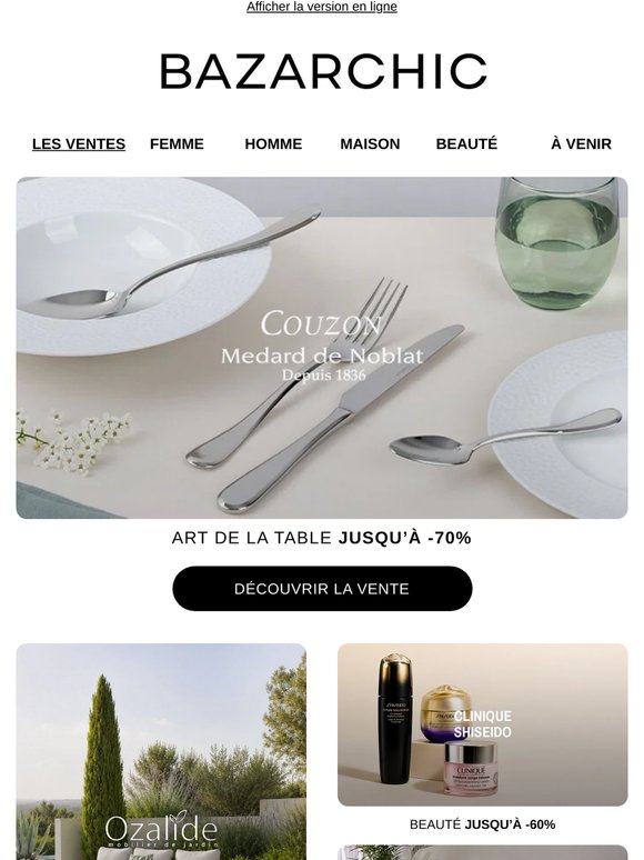 Couzon - Medard de Noblat, Fleur de lin, Ozalide... Les nouvelles ventes vous attendent