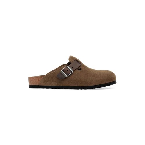 BIRKENSTOCK BOSTON CLOGS DARK TEA
