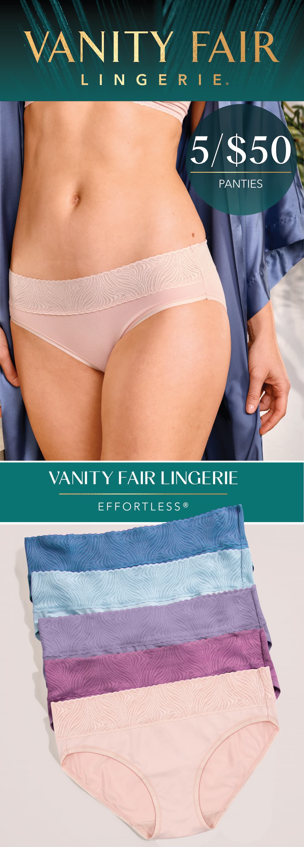 5/$50 Panties