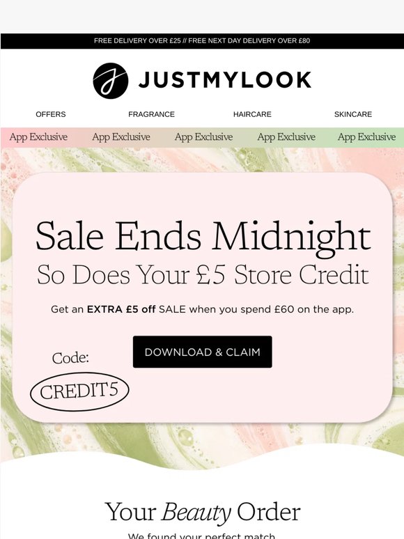 SALE & store credit ENDS midnight 🚨