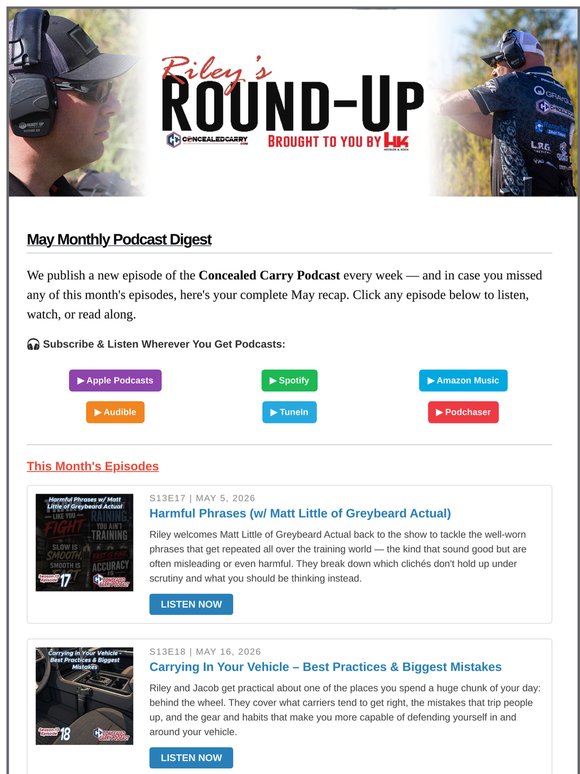 Harmful "training truths," car carry, and more — May recap