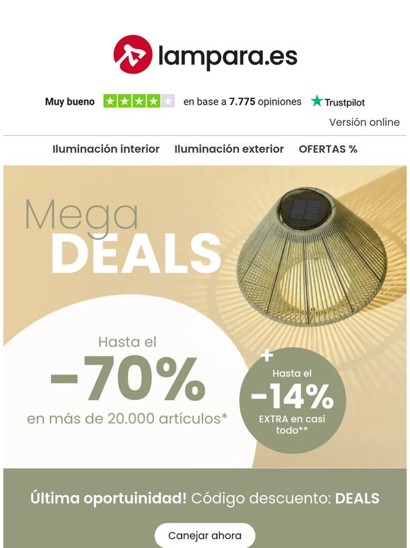 Los mejores descuentos para exterior 🤩