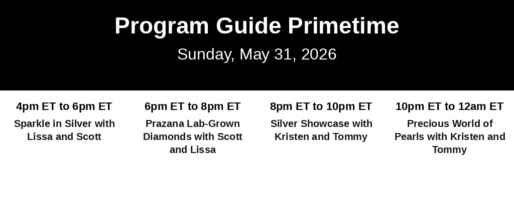 Program Guide Primetime