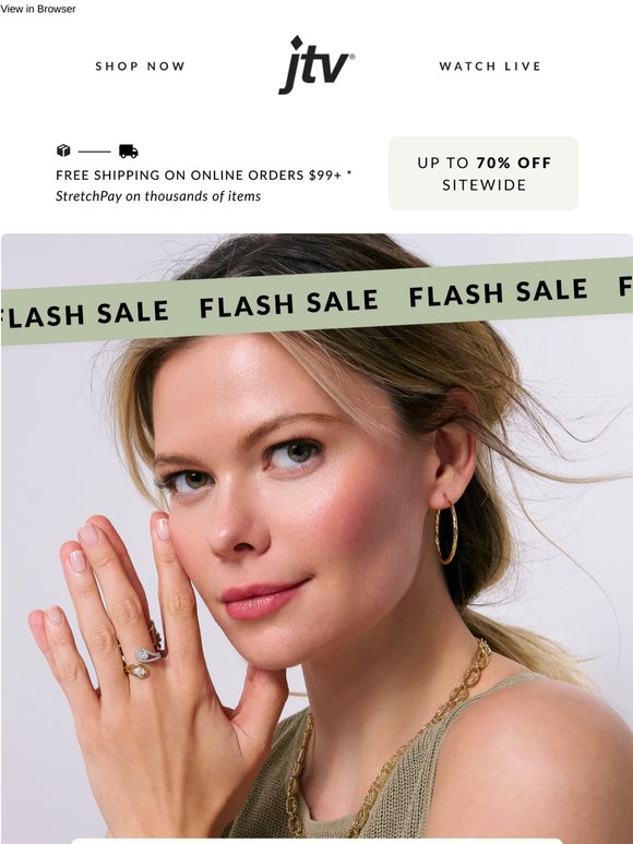 Gone In A Flash⚡Our Biggest Flash Sale Is Live!
