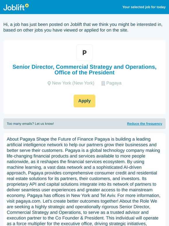 You've got 1 job waiting for you