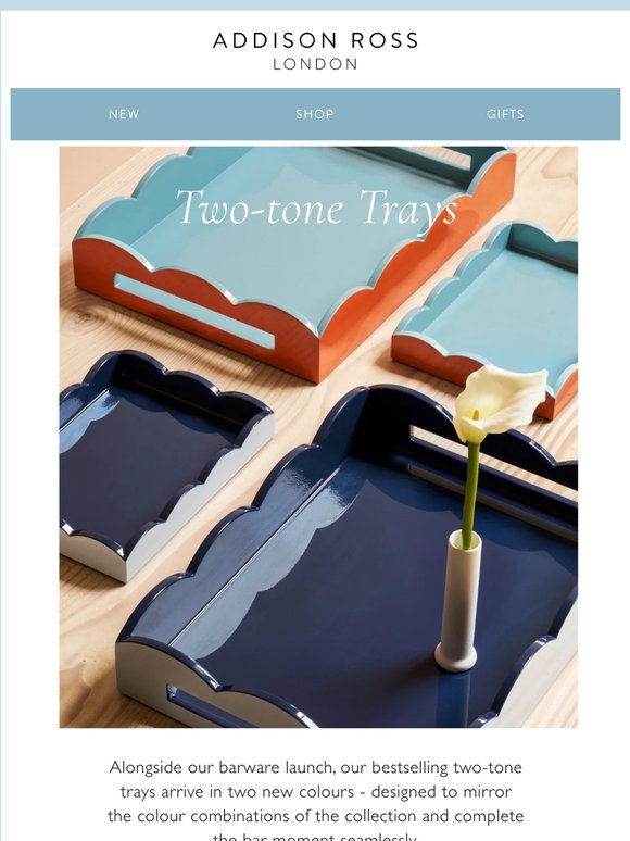 Two-Tone Trays Are Back!