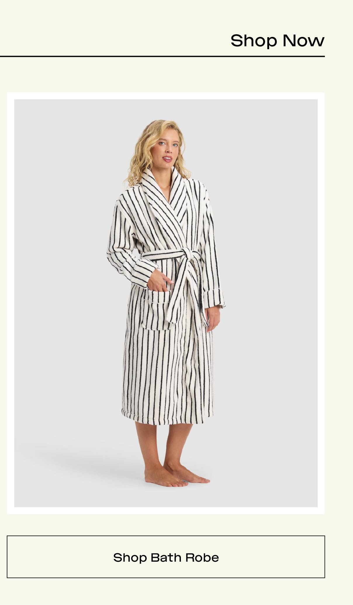 SHOP LUXE BATH ROBE