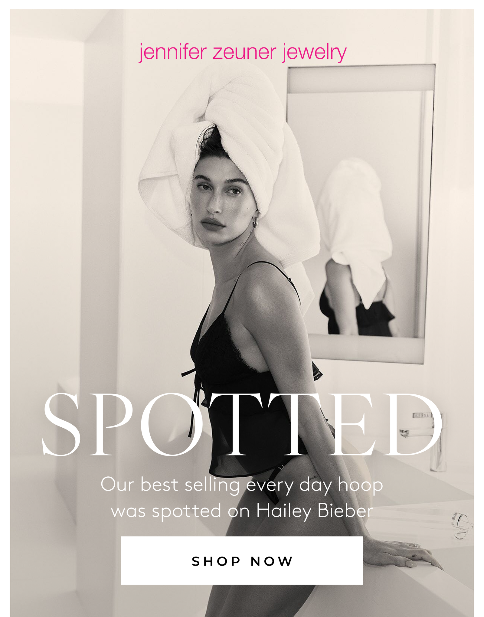SPOTTED. Our Best Selling Hoops on Hailey Bieber