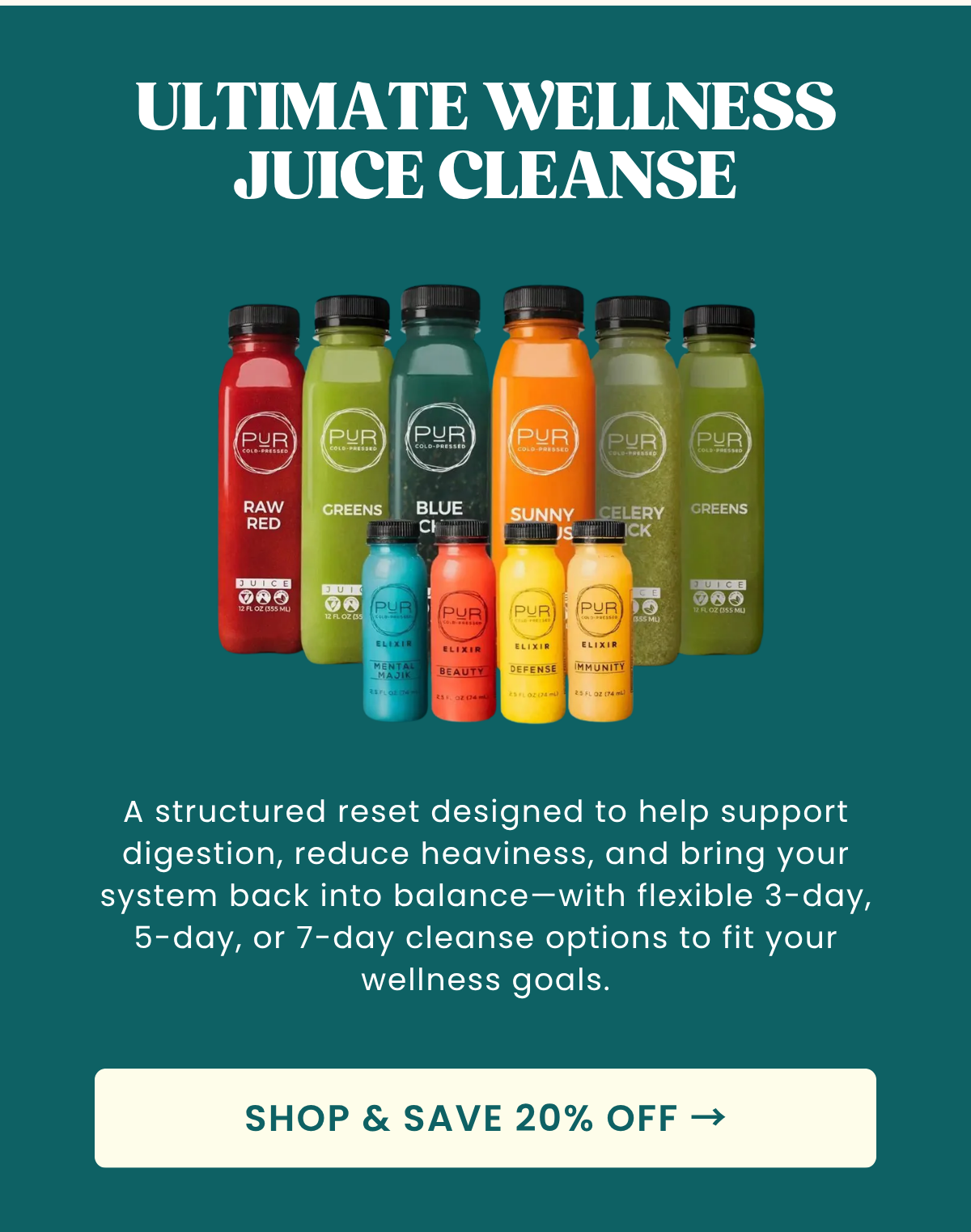 Ultimate Wellness Juice Cleanse