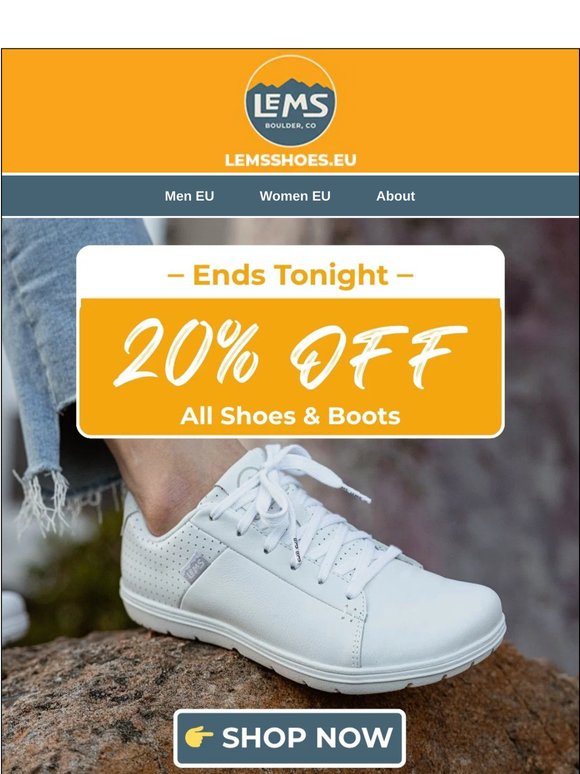 ⏳ Ends Tonight — Last Chance for 20% OFF