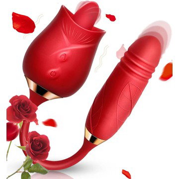 Rose Rechargeable Massager, Waterproof & Quiet Handheld, 10 Modes – 2026 New