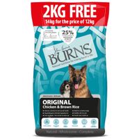 14kg Burns Dry Dog Food - 12kg + 2kg Free! *
