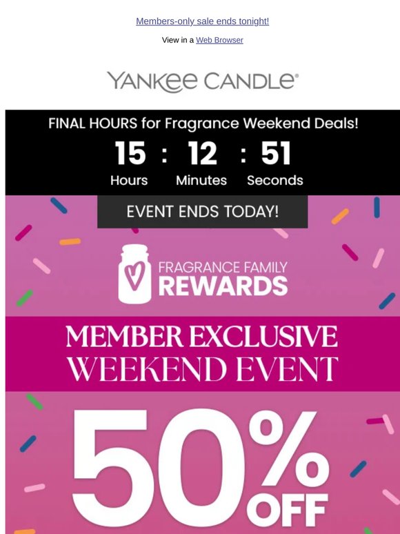 LAST DAY for 50% Off EVERYTHING!