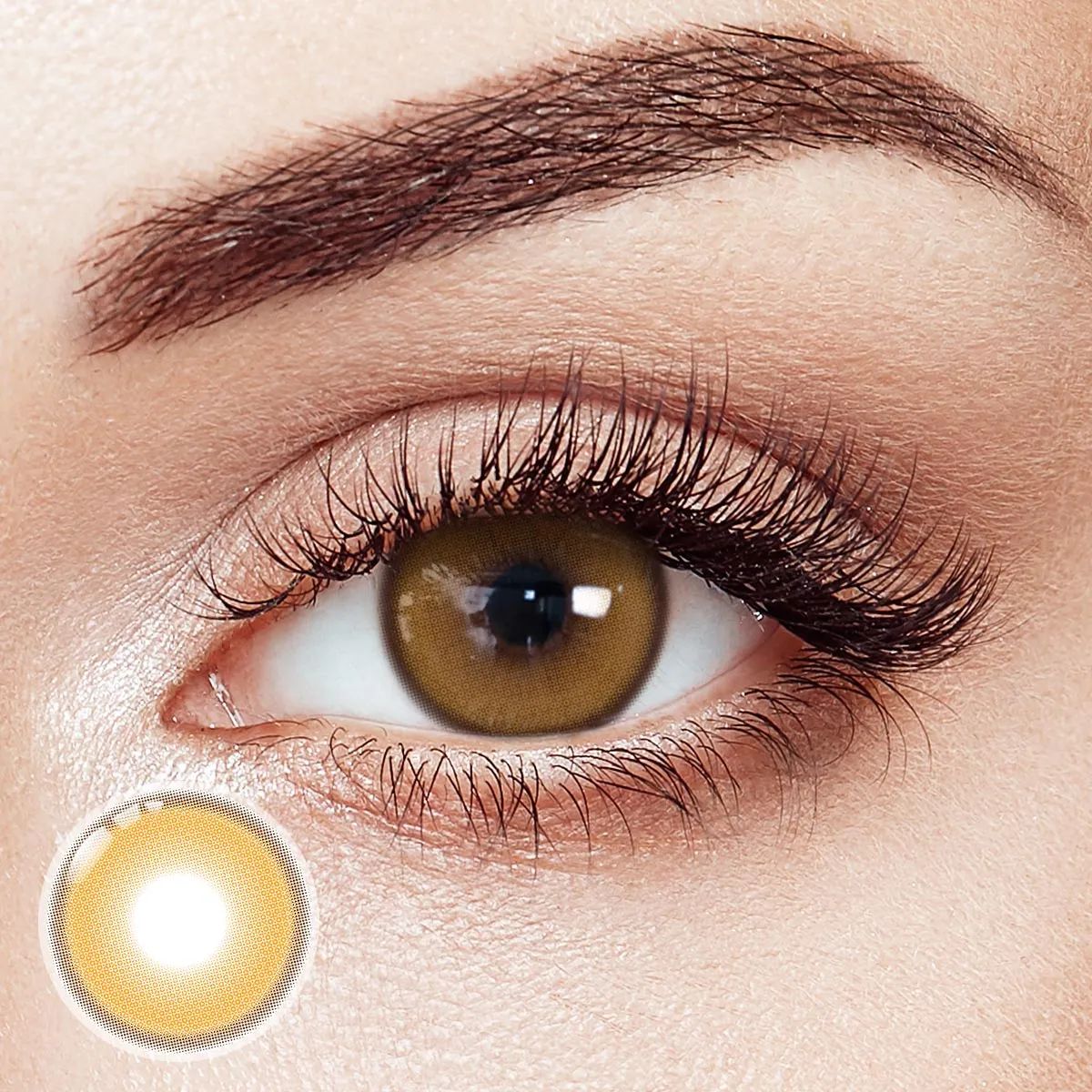 Drift Yellow Prescription Daily Contact Lenses | 2 Pcs