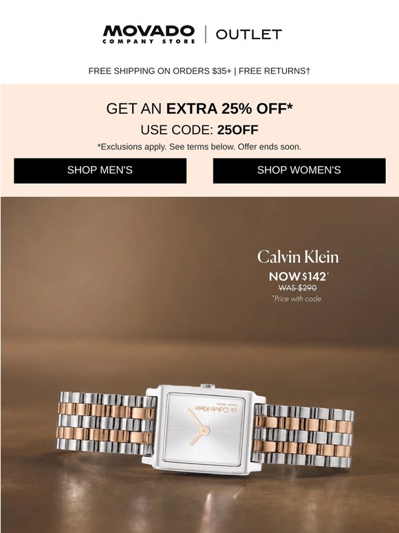 Mini Dials, Max Style: Extra 25% Off