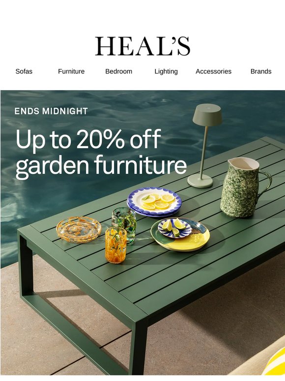 Final hours to save on garden furniture