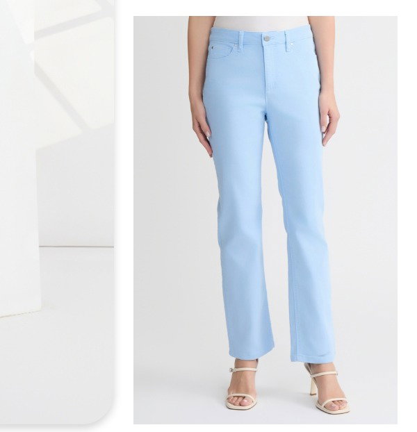Lexington Straight Leg Jeans, Breeze Blue