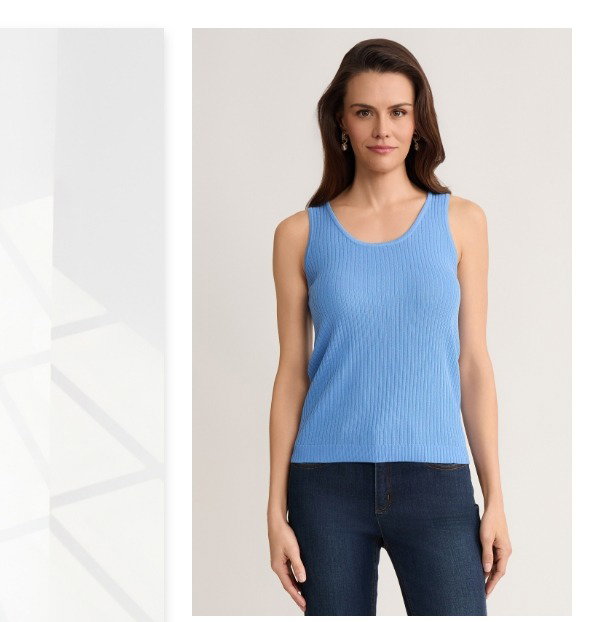 Sutton Scoop Neck Tank Top