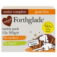 Forthglade Complete Meal Grain Free Senior Dog - Turkey & Lamb